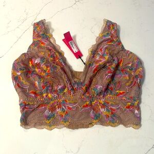 Cosabella Paradiso Curvy Plungie Bralette Size Medium (34-36 DD - F)